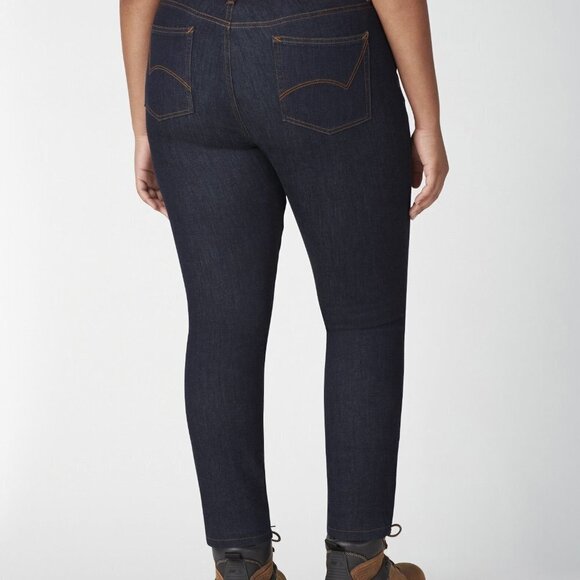 Dickies Dark Wash Jeans Perfect Shape 24 Reg Plus - Picture 3 of 8